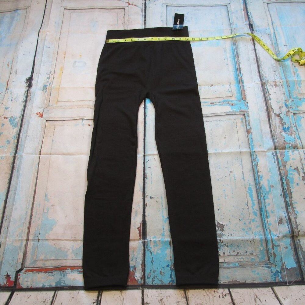 NWT Free to Live Brown Warm Winter Fleece Stretchy Women's Leggings One Size - Picture 2 of 4